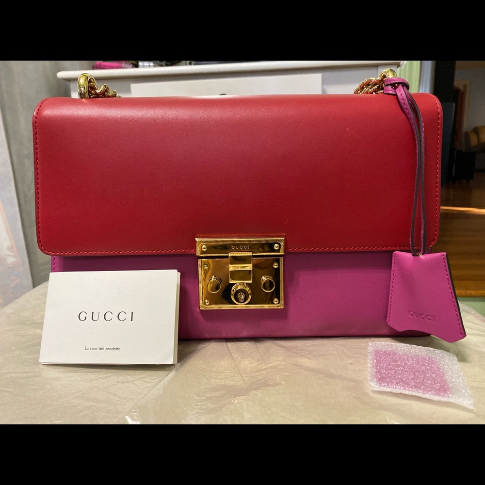 Gucci Padlock Signature Leather Shoulder Bag